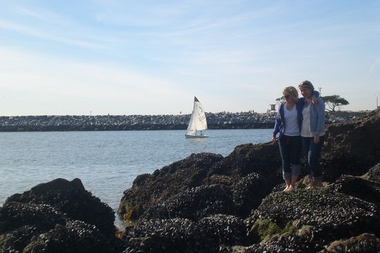 Vita und ich in Newport Beach