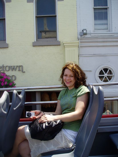 Anna auf der Bustour for freeDer Kontrolleur hat uns einfach vergessen...