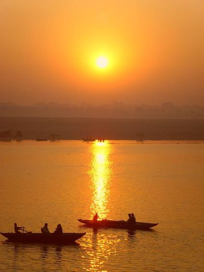 Sunrise am Ganga ... soooo schoen!