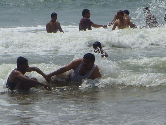 Inder beim "Planschen" ... 