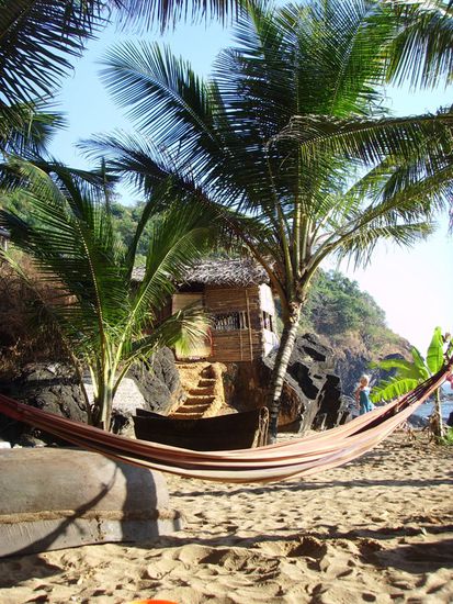 Eine Huette am Paradise Beach - kann was, muss ich zugeben!