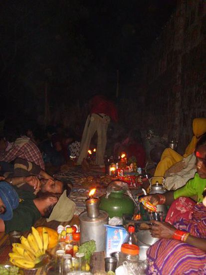 Die Chaistaende am Rand der Party