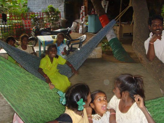 Die Haengematten im Garden Paradise waren der Renner