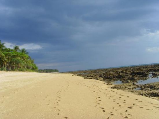 Der Strand vor meiner "Tuer"