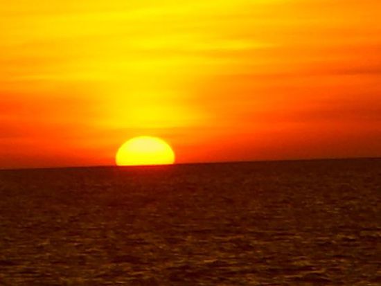 Mal was anderes - Sunset vom Boot aus ...