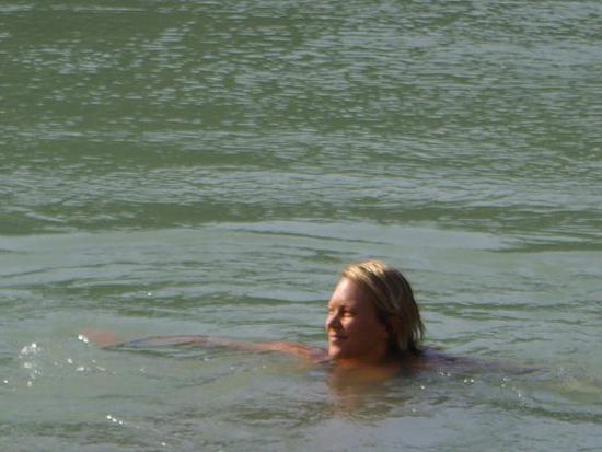 Ich im Ganga ... saukalt!!