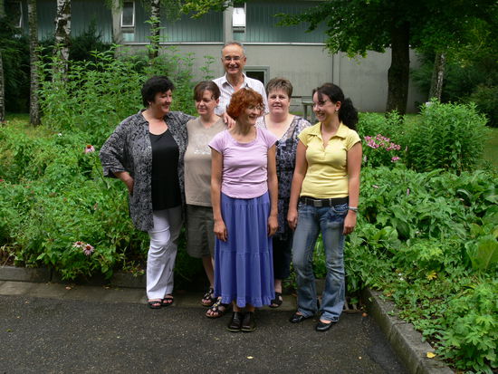 Meine Kolleginnen und Joaquino! (zum Glück bin ich außer Reichweite-wenn ihr das jetzt seht)  grrrrrr