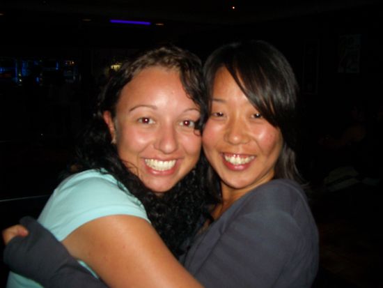 und mit Sanami u ein paar anderen Leute gefeiert ))))))))))