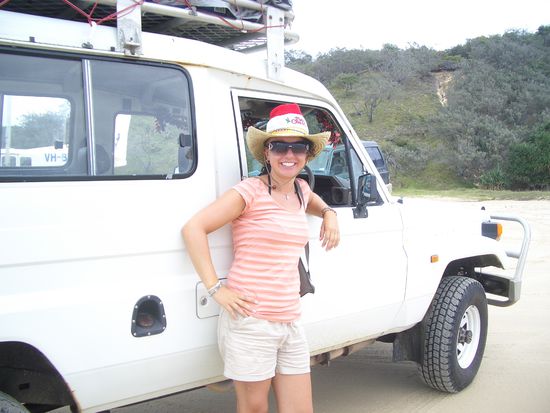 Unser Jeep! Macht riesen Spass am Strand zu fahren. Kann auch passieren das man mal stecken bleibt!