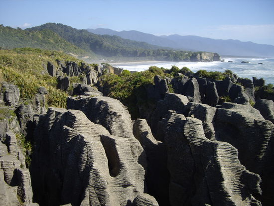 Pancake Rocks  (Pfannkuchenfelsen)