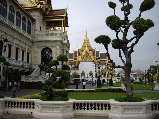 Grand Palace. Die bescheidene Huette von King Rama