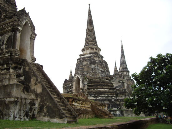 Die Tempelruinen in Ayutthaya