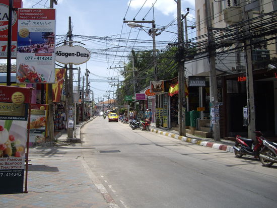 Koh Samui Einkaufstraße