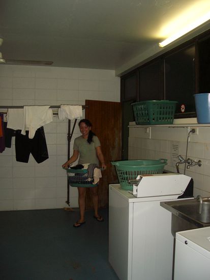 Waschen ist ganz easy! Einfach alles rein in die Trommel!!