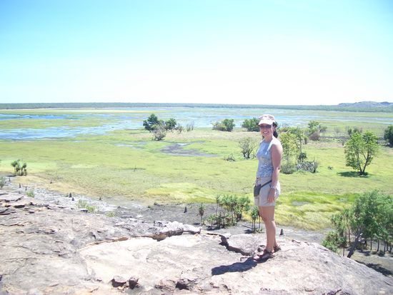 Super Aussicht auf die Wetlands in Ubir