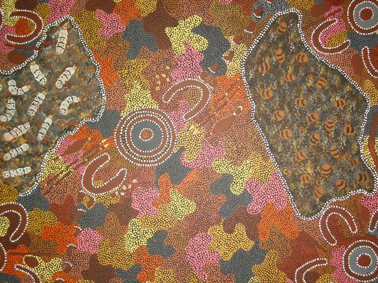 Von Aboriginals gemalt...