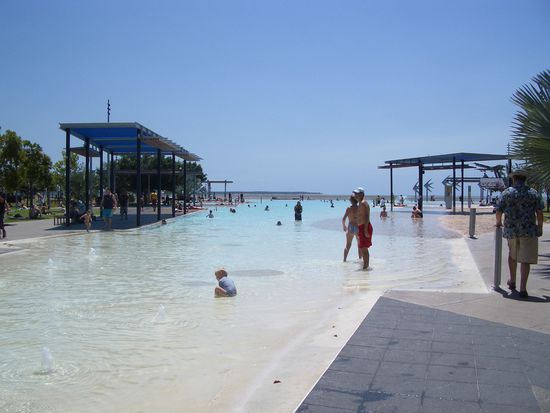 Die Lagoone am Strand