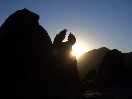 Der Sonnenaufgang...