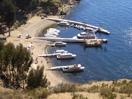 Der Touristenhafen der Sonneninsel.