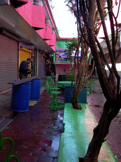 Handwerker beim Malern