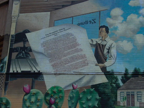 Lindheimer, auch Gründer d. New Braunfeld Zeitung