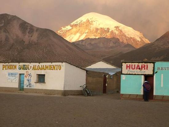 Sajama und Sajama am Abend