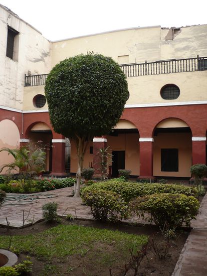 Museo San Francisco - ein Innenhof