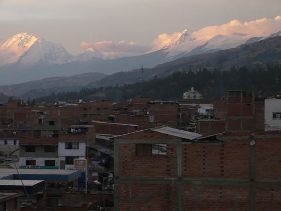 Huaraz am Abend