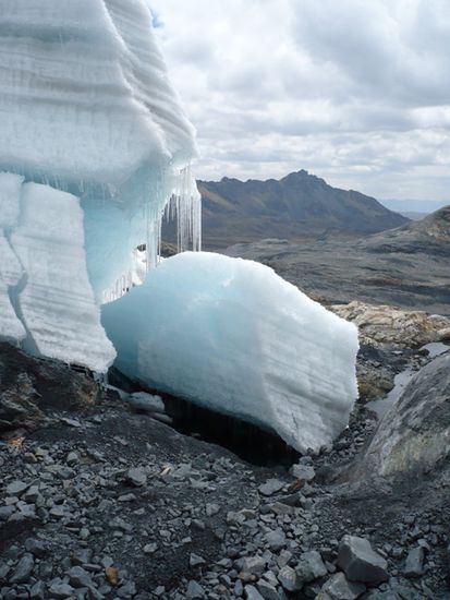 Der Pastoruri-Gletscher