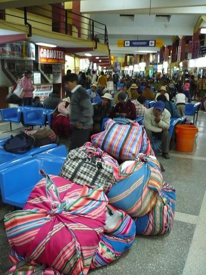 das internationale Terminal von Cusco