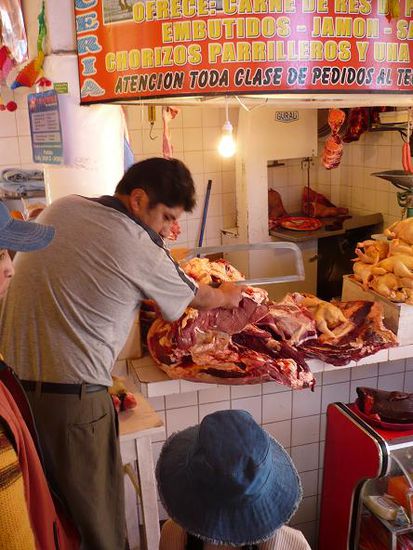 Markt in Copacabana - na Mutti, gruselts Dich?