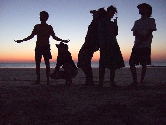 random-bandfoto at cable beach on sunset