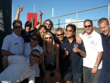 claudis boatcrew mit der ich einen ganz wundervollen tag verbringen durfte...