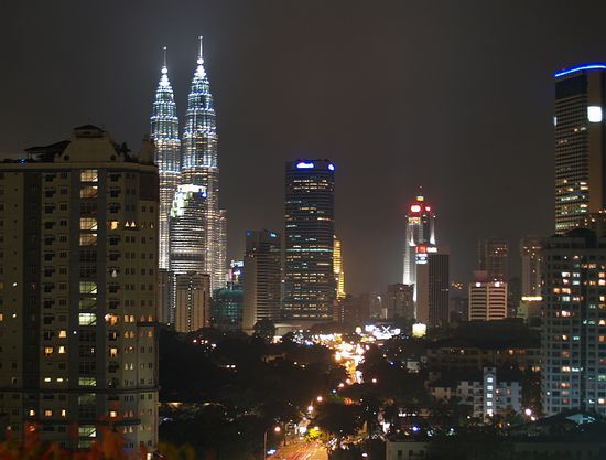 Ausblick vom Breezeway auf der 13. Etage