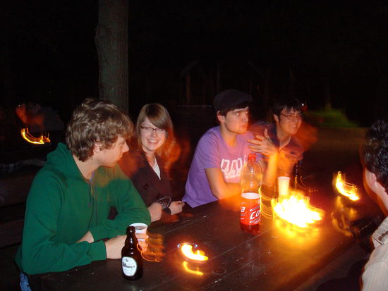 Den Abend gemütlich ausklingen lassen...