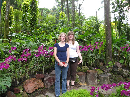 Der Orchideengarten: Britta und ich