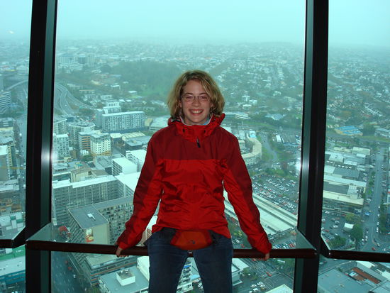 27.08.07 Ich auf dem hoechsten Tower der suedlichen Hemisphaere...cool wa? (Wetter war leider net so toll)