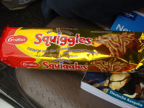 Unser Hauptnahrungsmittel wahrend der Fahrt