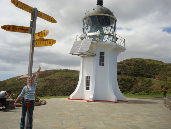 Da sind leider schon ein paar Schilder abgebrochen...aber mein naechstes Reiseziel Sydney ist ja drauf und das ist ja schliesslich das Wichtigste!