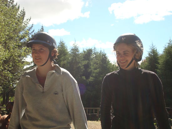 Die Vorfreude ins Gesicht geschrieben...