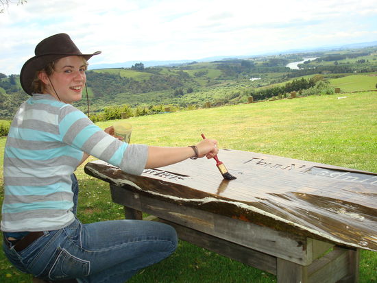 Das Schild braucht wohl doch noch einen letzten Schliff - ob der hilft?