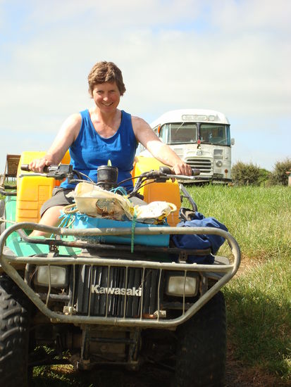 Penny hat das Quad wieder fuer sich erobert und somit heisst es fuer uns: Weiterziehen!