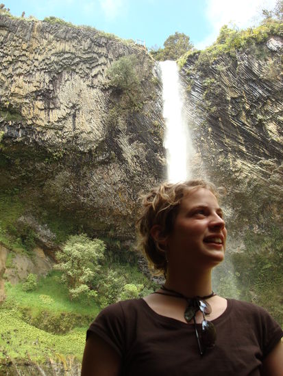 Auf unserem Weg Richtung Hawera, kamen wir an den traumhaften Bridal Falls vorbei...