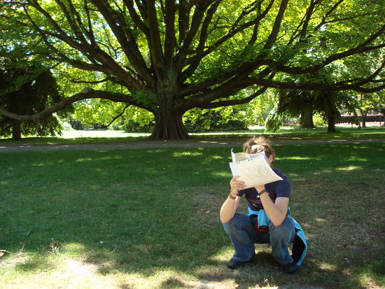 Man erkennt vielleicht...ich musste dringend aufs Klo!