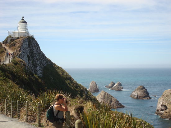 Dat is er...der Ausblick in Richtung Suedpol!