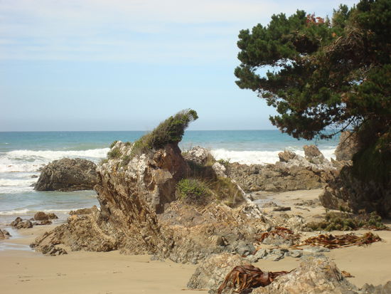 Ausblick von der Schotterstrasse...nich schlecht der Specht!
