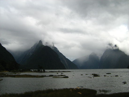 Milford Sound bei Regenwetter...