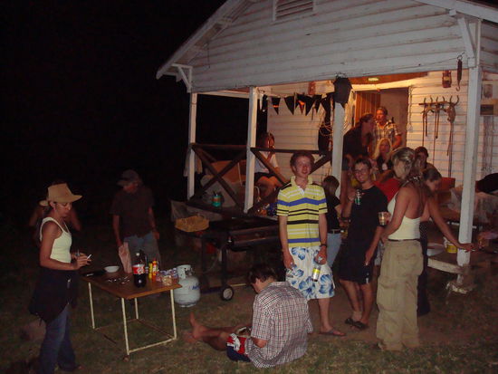 eine der vielen Partys...