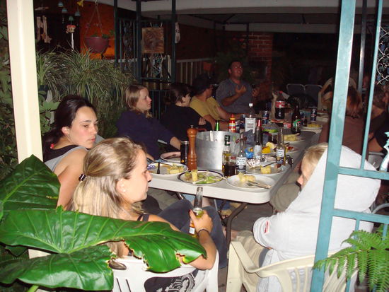 das Barbecue danach...