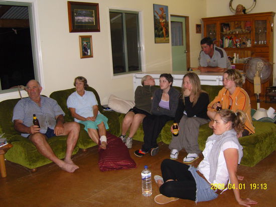 abends, nach nem langen Arbeitstag